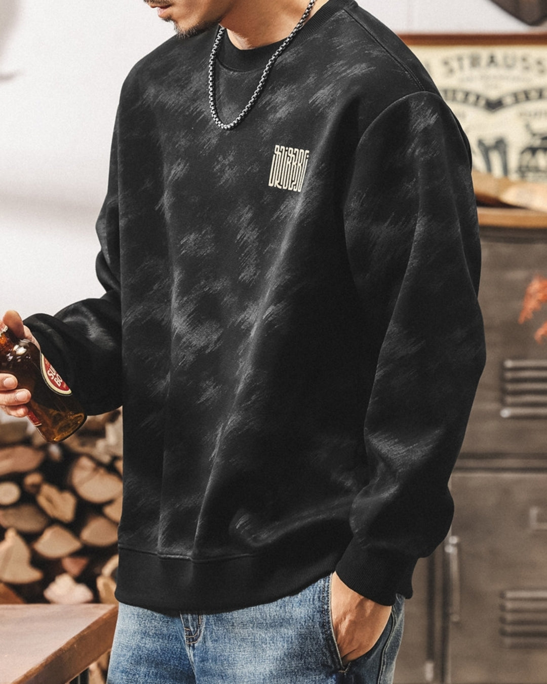 【M-4XL】vintage tie dye printed sweatshirt 【ACT0266】
