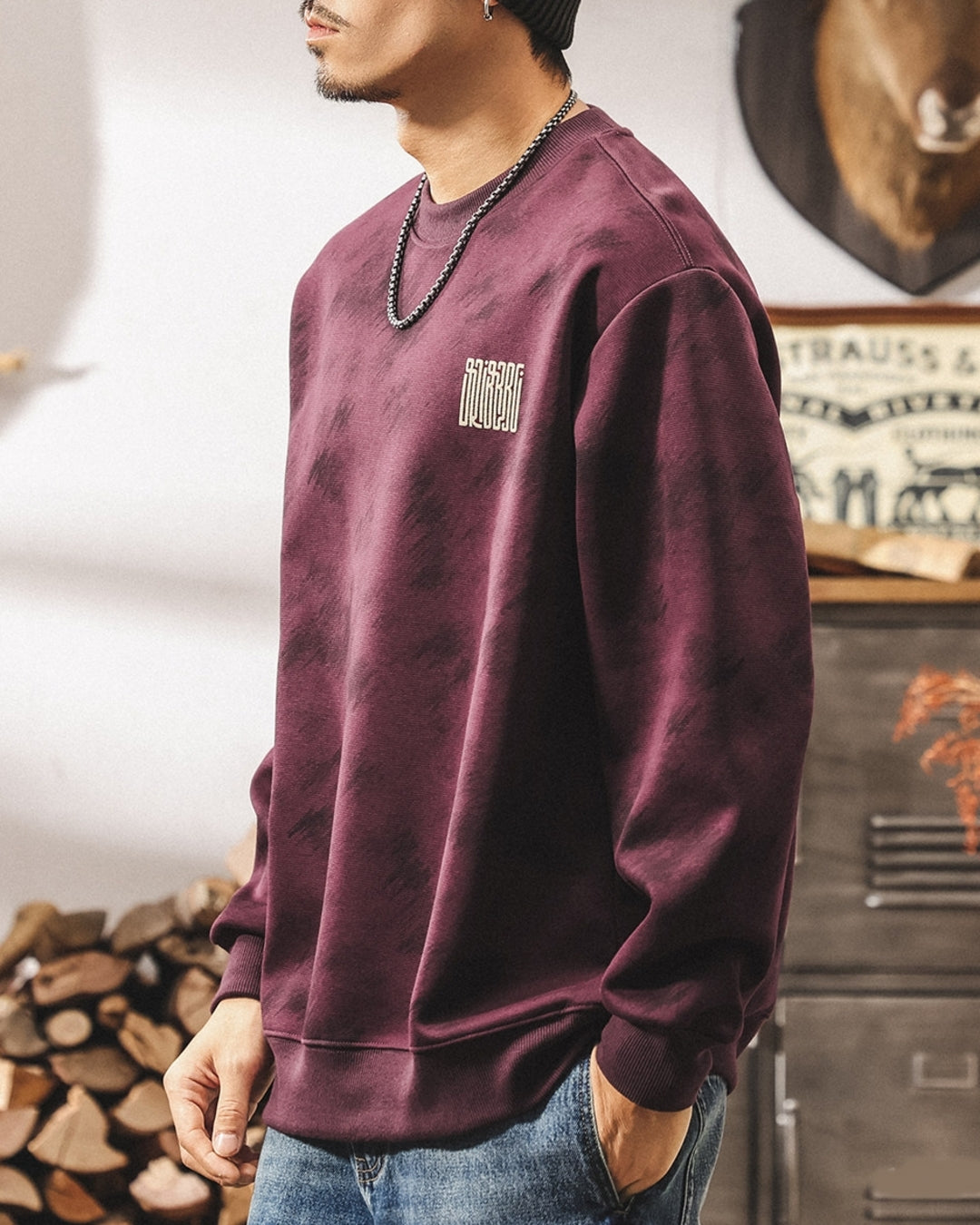 【M-4XL】vintage tie dye printed sweatshirt 【ACT0266】