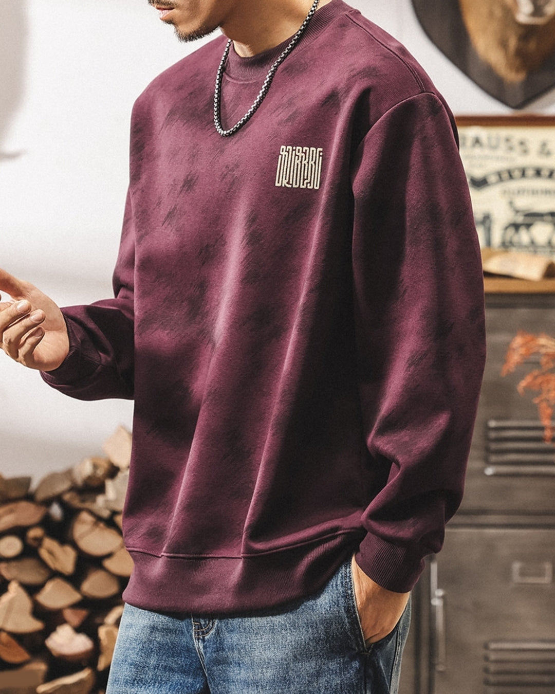 【M-4XL】vintage tie dye printed sweatshirt 【ACT0266】