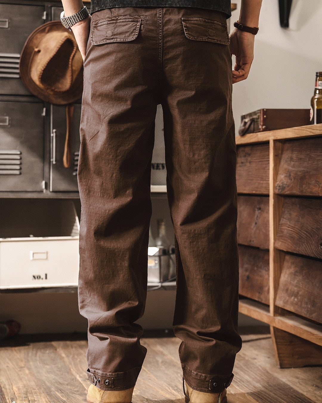 【28-38】straight fit tactical cargo pants 【ACT0272】