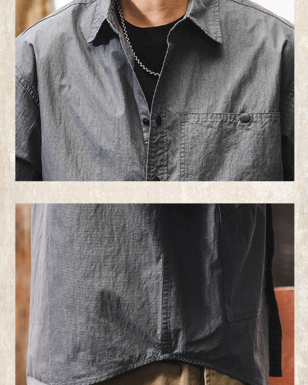 【M-4XL】outdoor casual work long shirt 【ACT0301】