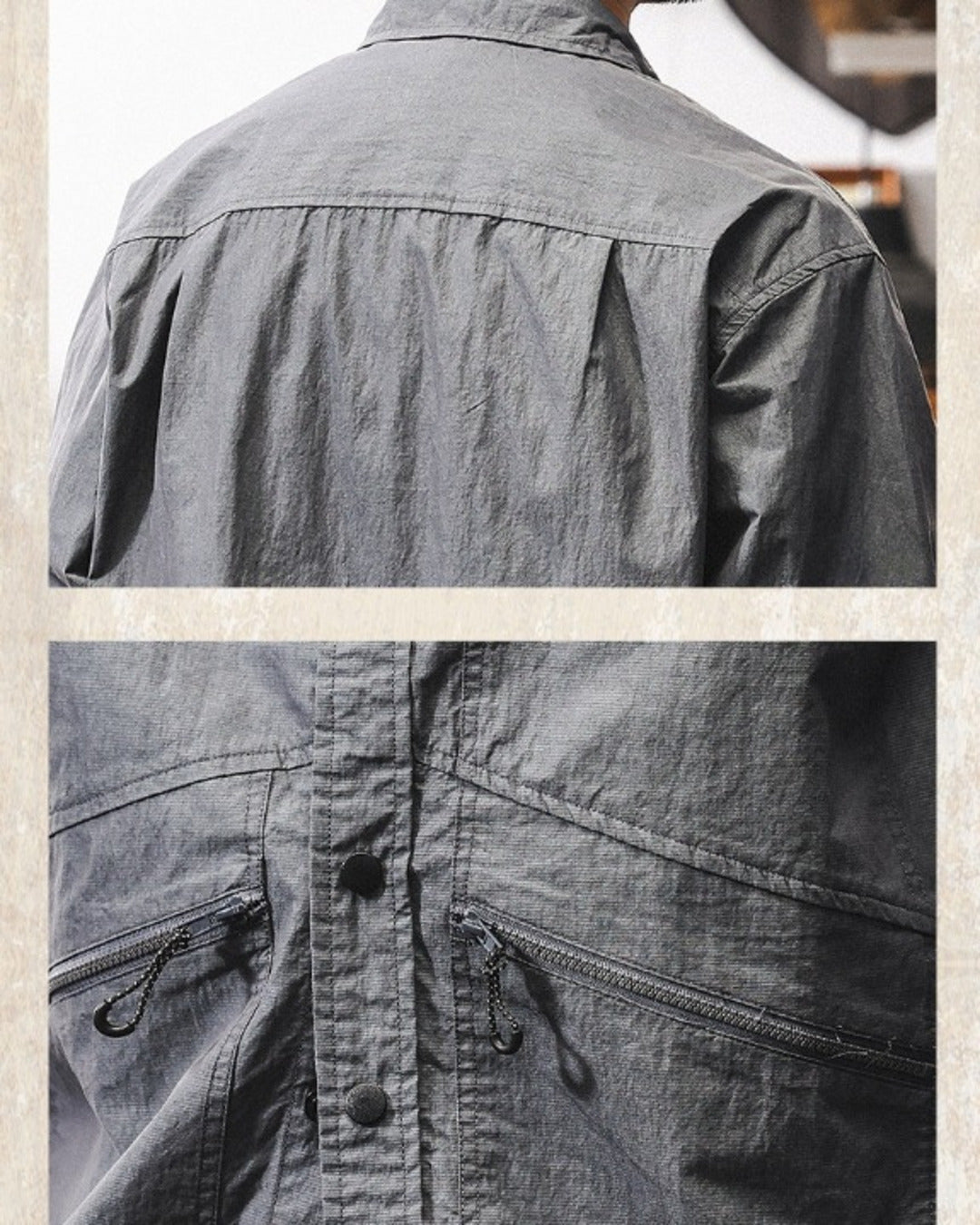【M-4XL】outdoor casual work long shirt 【ACT0301】