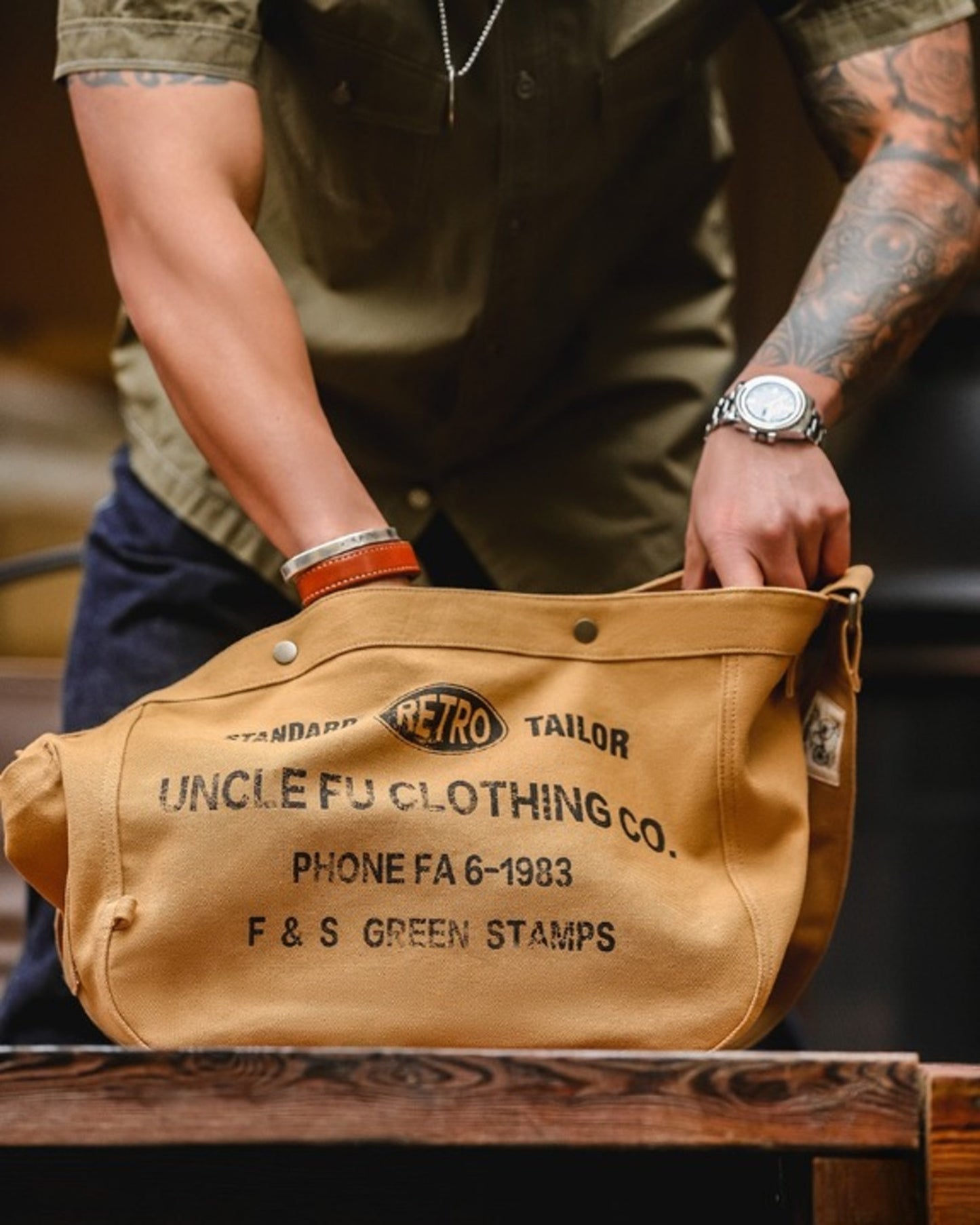 american vintage canvas newsboy messenger bag 【ACT0144】