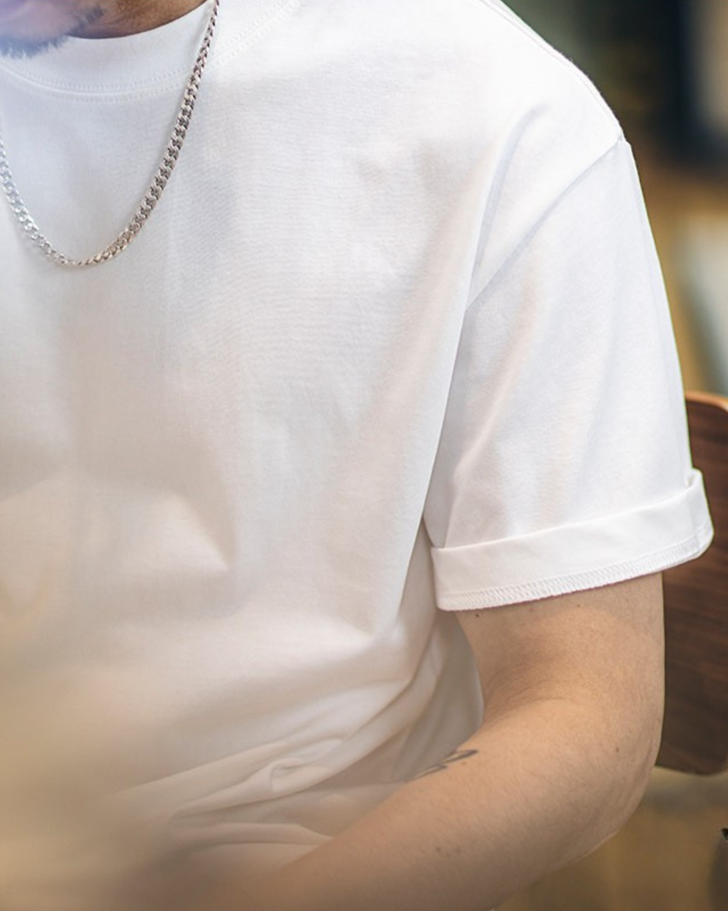 Loose-fit basic t-shirt 3color 【ACT0054】