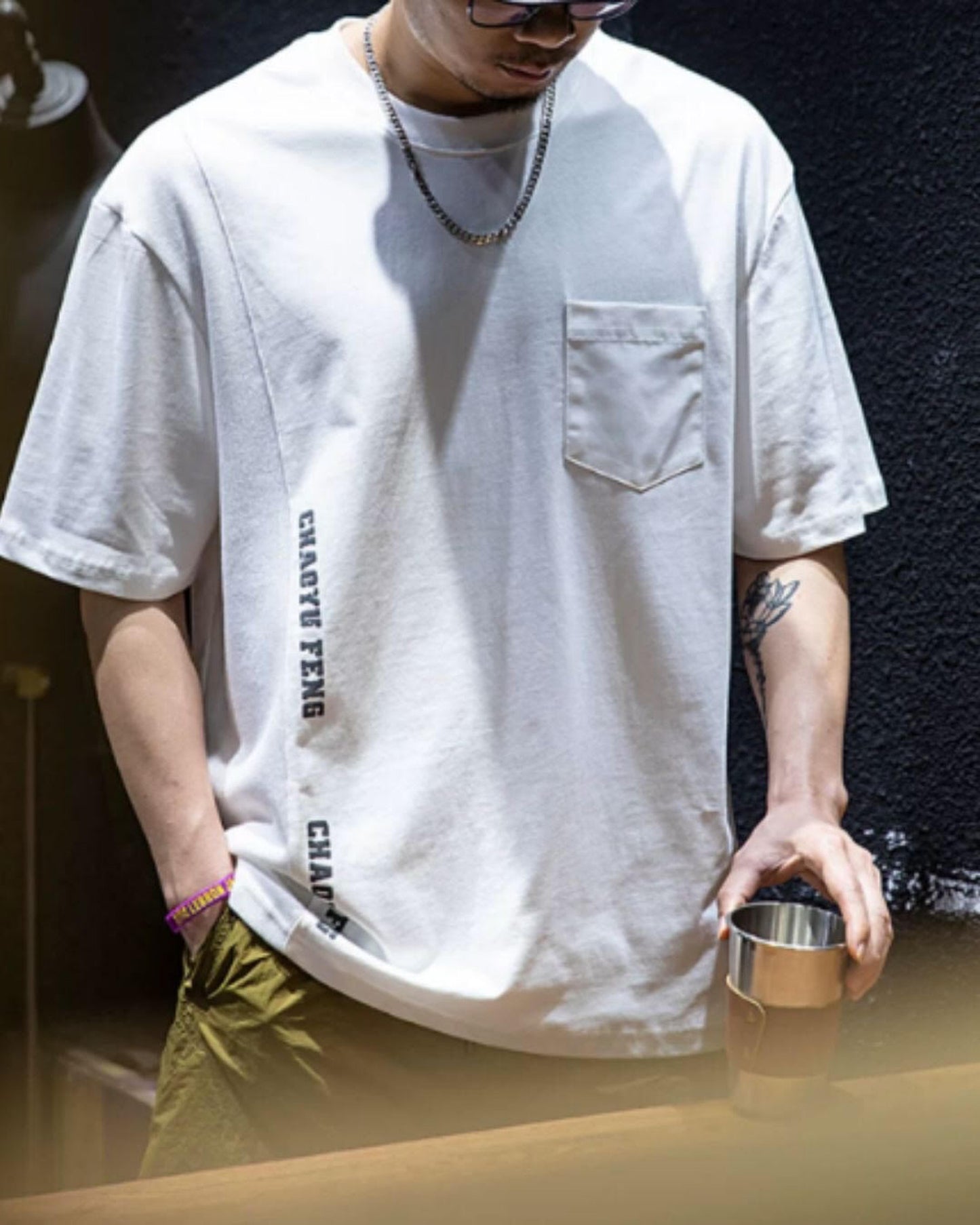 patch pocket t-shirt 3color 【ACT0030】