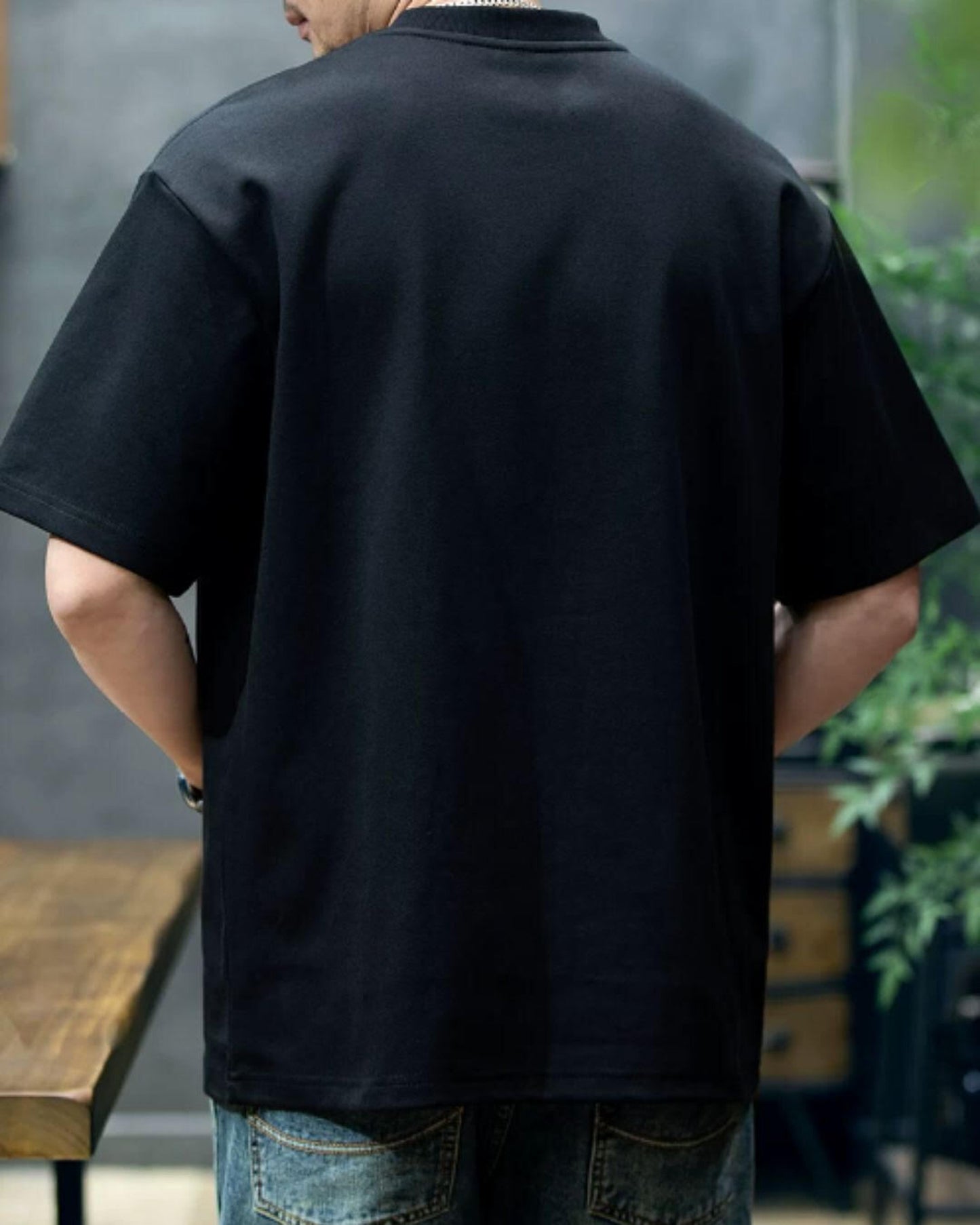 embroidered logo t-shirt 4color 【ACT0027】