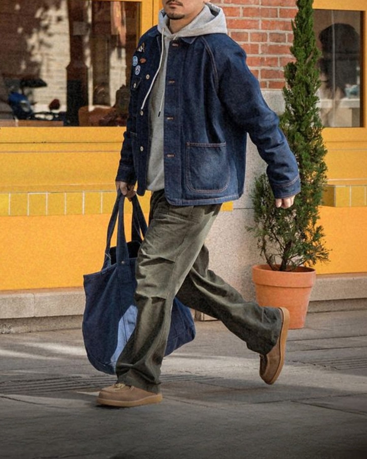 suede-style moccasin wallabee shoes 【ACT0141】