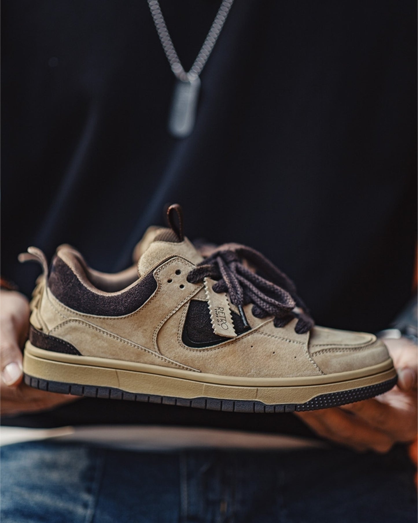 retro chunky skate sneakers 【ACT0148】