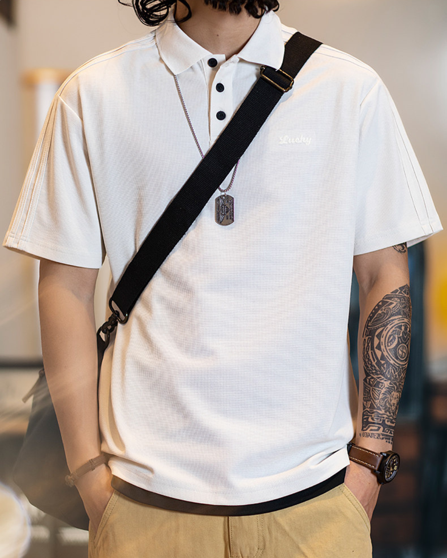 Vintage motel graphic casual t-shirt 2color 【ACT0155】