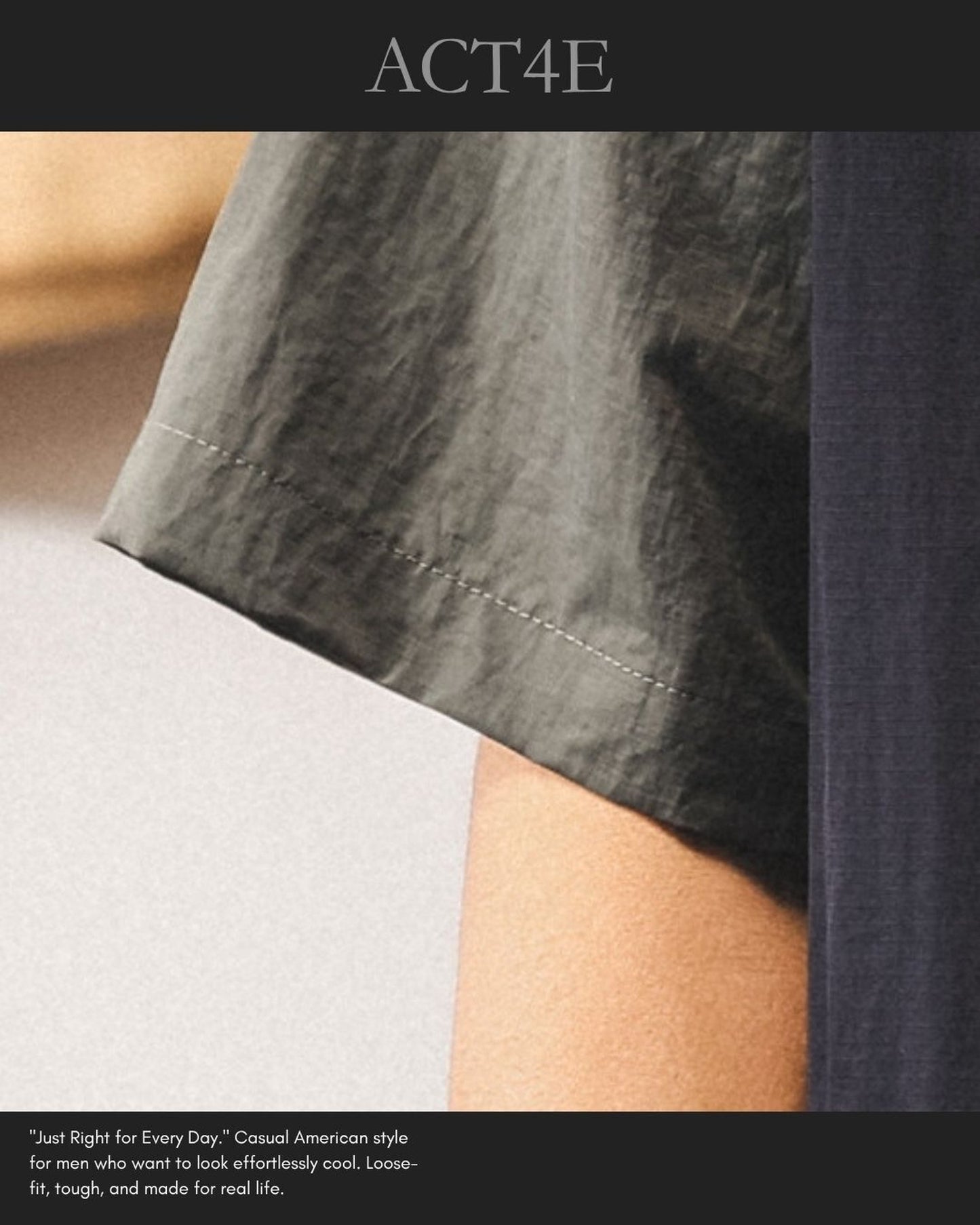 color block quick-dry utility cargo shirt 2color 【ACT0237】