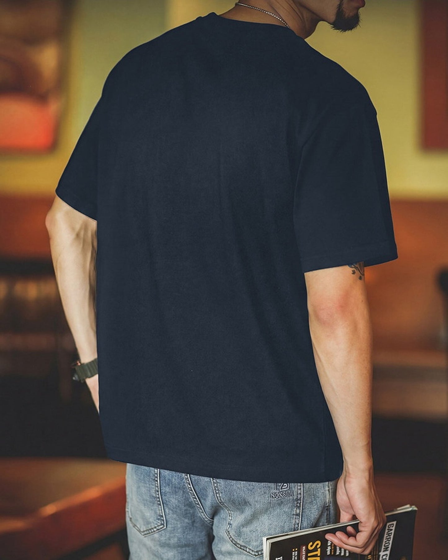 Minimalist Fit Graphic Print Relaxed Heavyweight T-Shirt 【ACT0114】