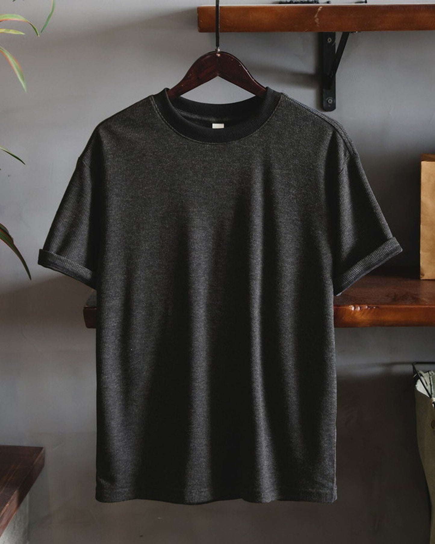 Minimalist Loose Casual Short-Sleeve T-Shirt 2color 【ACT0131】
