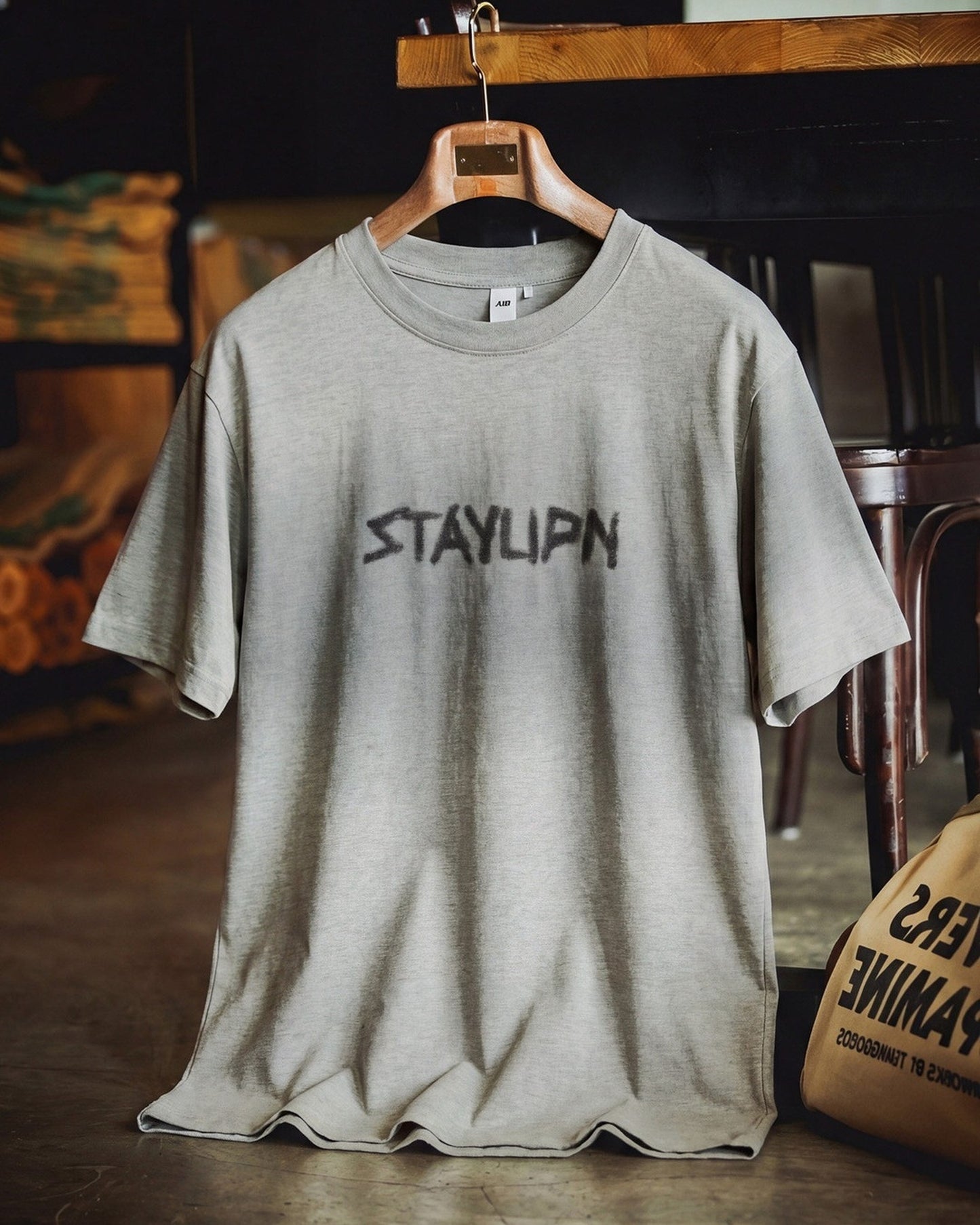 Graphic Printed Casual Loose T-Shirt 2color 【ACT0105】