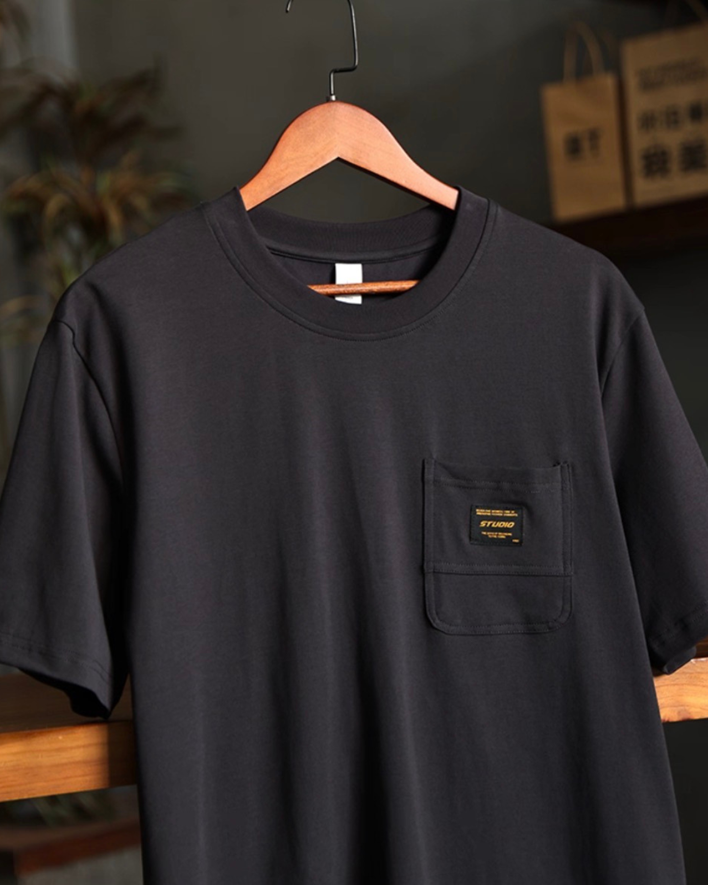 Vintage distress graphic wash t-shirt 【ACT0068】