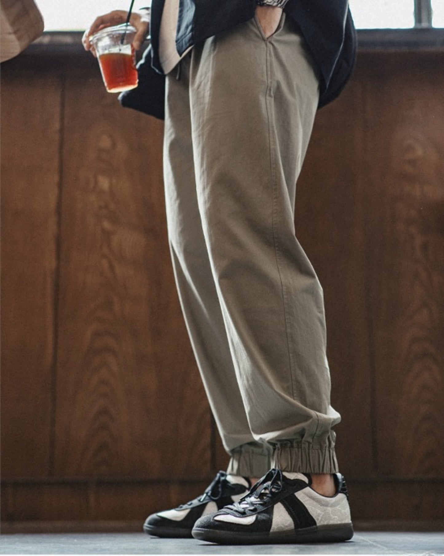 silk blend vintage low-top sneakers 【ACT0147】