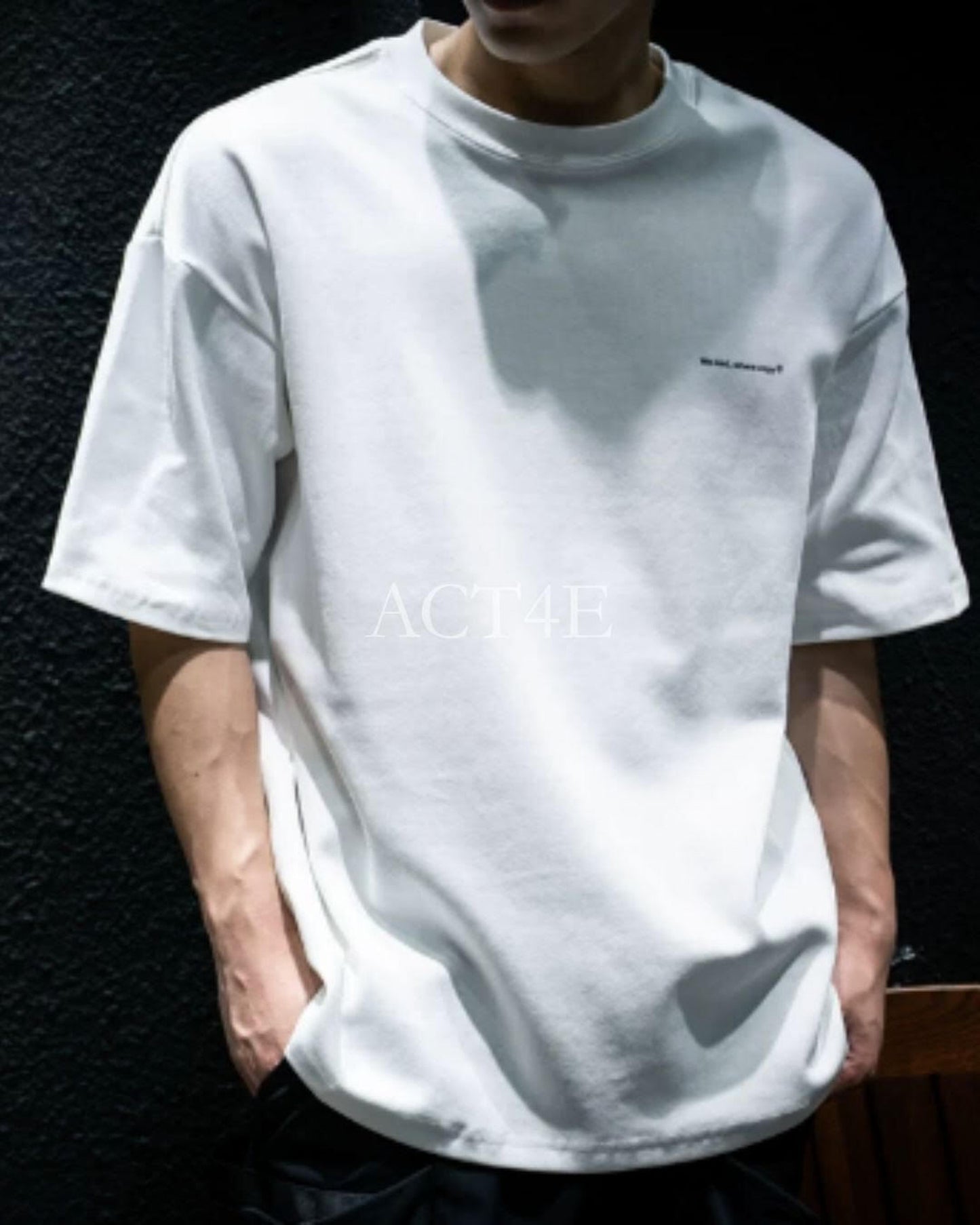 crew neck short sleeve t-shirt 【ACT0052】