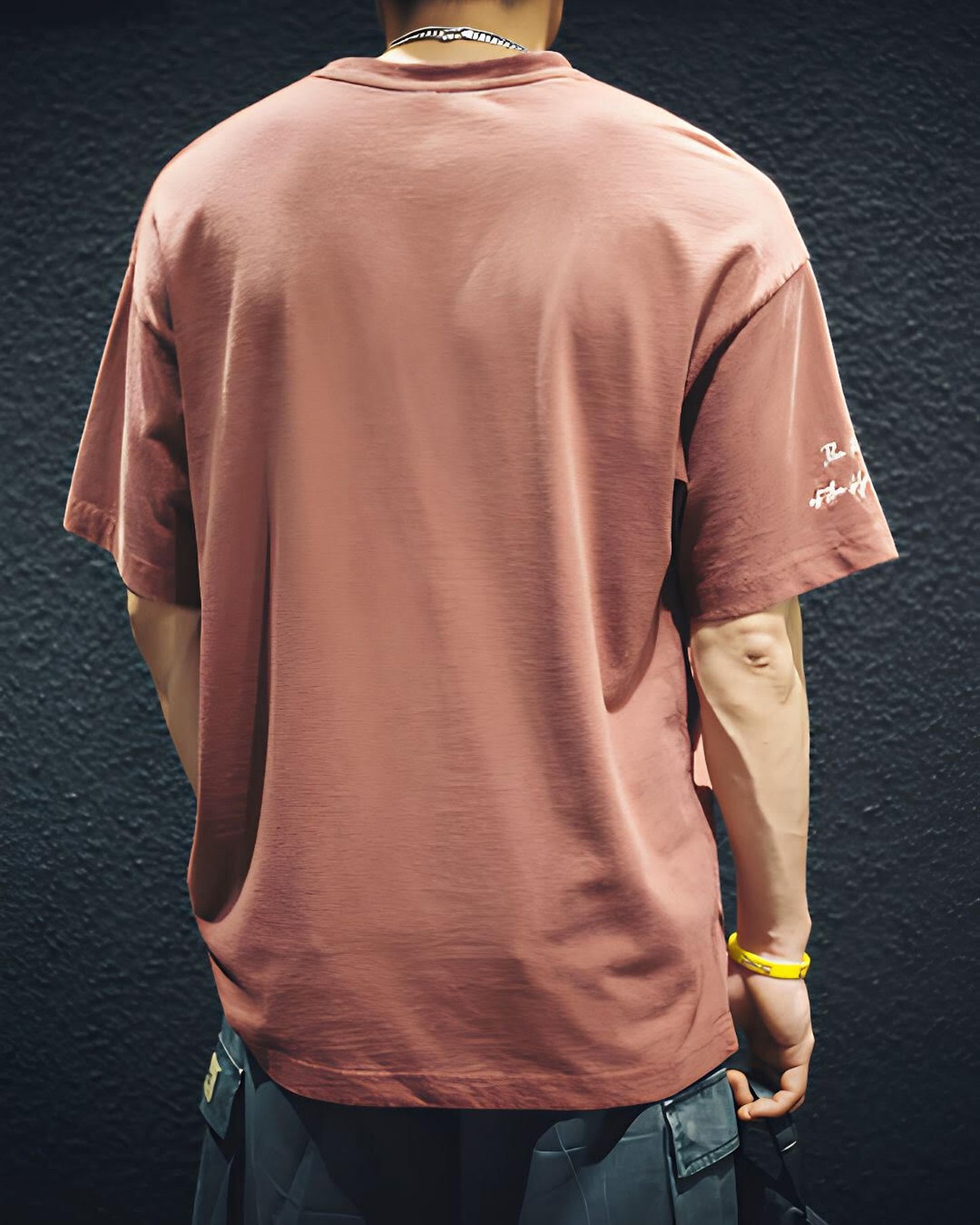 embroidered logo short sleeve T-Shirt 6color 【ACT0026】