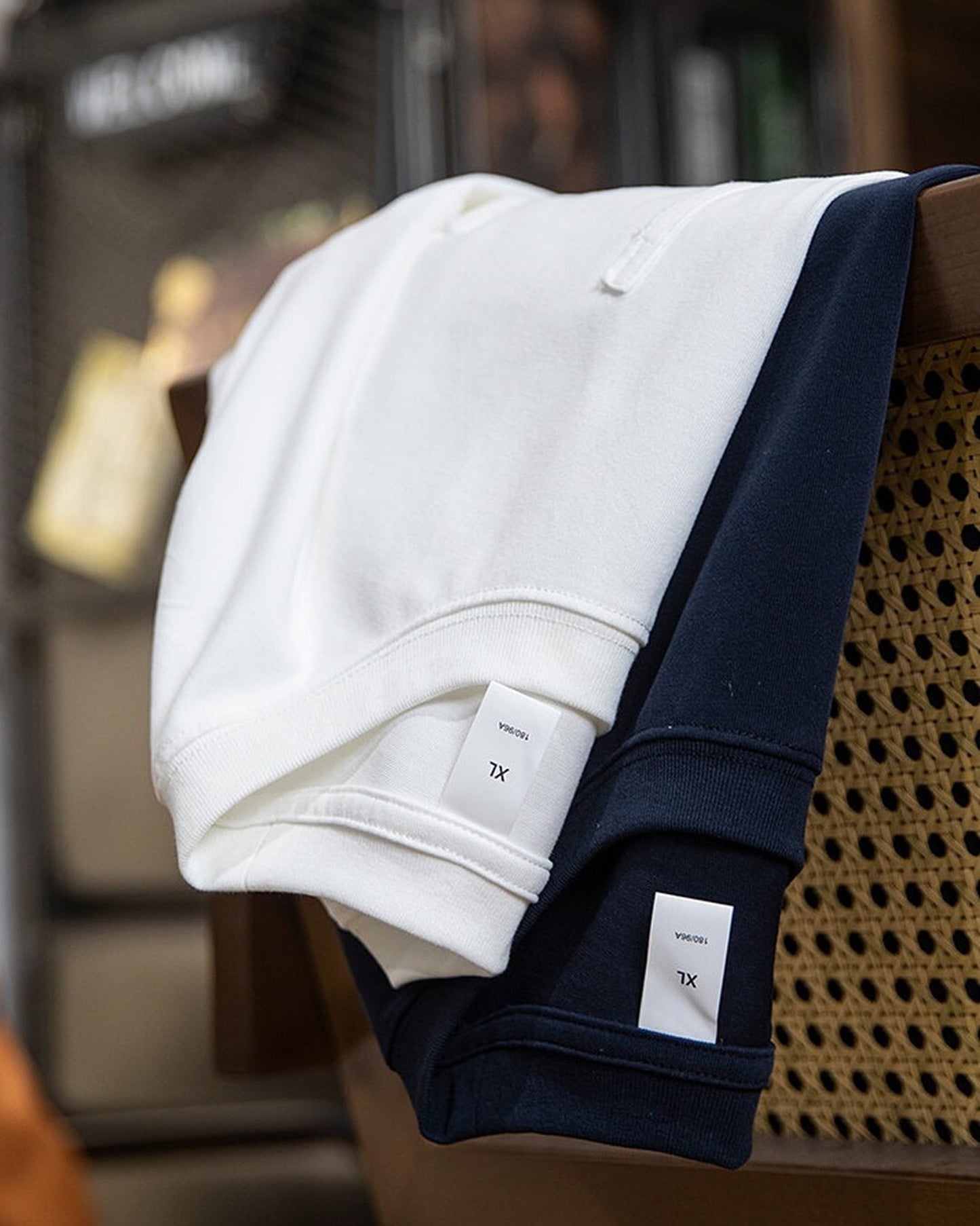 Chest-Pocket Loose Casual Letter-Print T-Shirt 2color 【ACT0079】