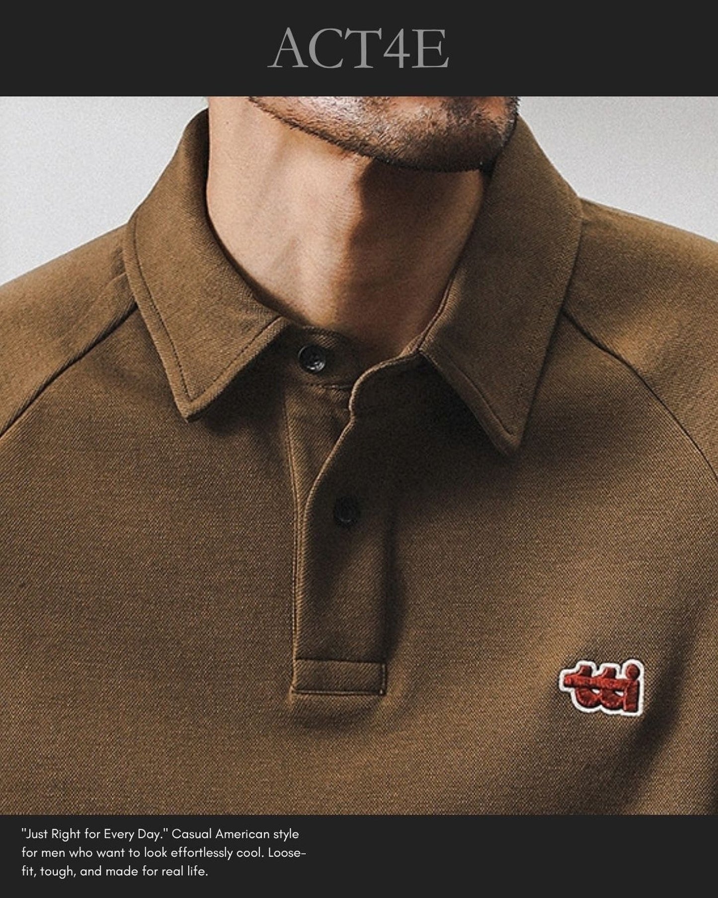 heavy weight short sleeve POLO shirt 3color 【ACT0241】